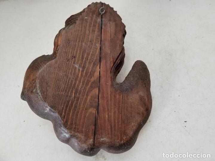 Arte: angel tallado en madera - Foto 3