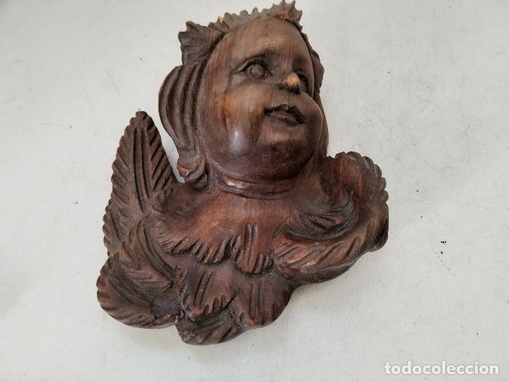 Arte: angel tallado en madera - Foto 4