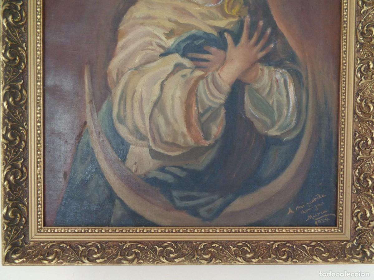Arte: CUADRO DE LA INMACULADA PINTADO AL OLEO - Foto 14