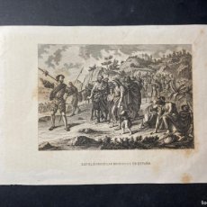 Arte: GRABADO EXPULSIÓN DE LOS MORISCOS - 1864 - VÍCTOR GEBHARDT