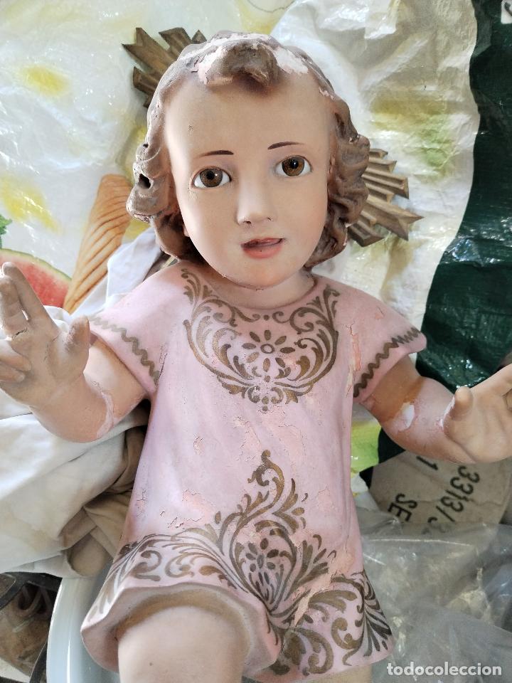 Arte: ni&ntilde;o jesus en la cuna - Foto 2
