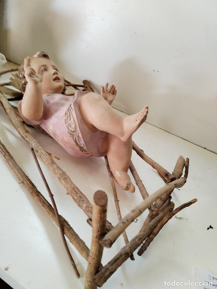 Arte: ni&ntilde;o jesus en la cuna - Foto 5