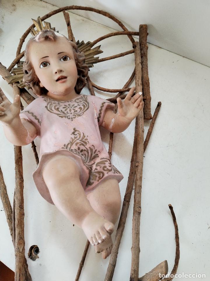 Arte: ni&ntilde;o jesus en la cuna - Foto 6