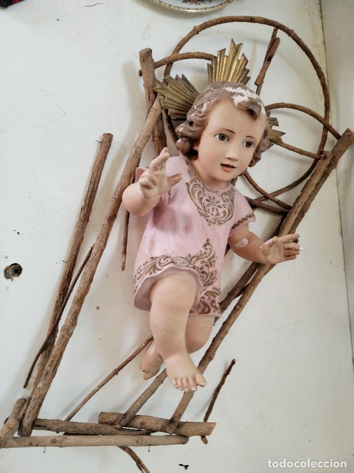 Arte: ni&ntilde;o jesus en la cuna - Foto 9