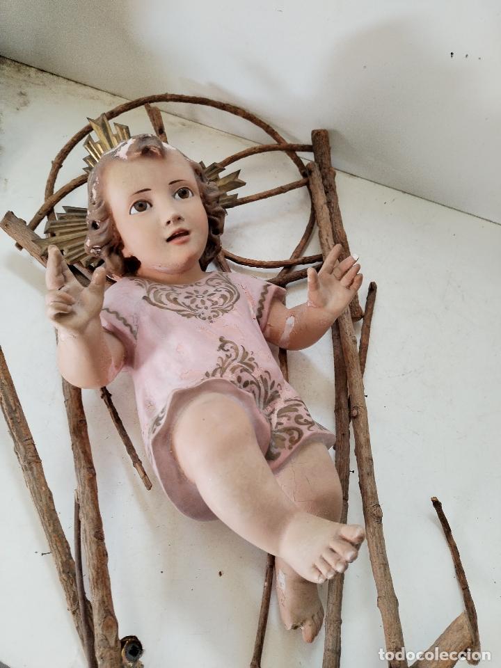 Arte: ni&ntilde;o jesus en la cuna - Foto 1