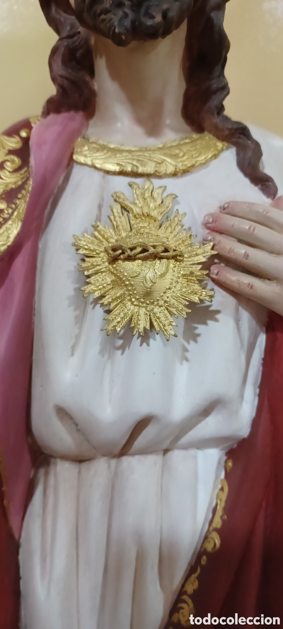 Arte: CORAZON DE JESUS MADERA 60CM - Foto 4