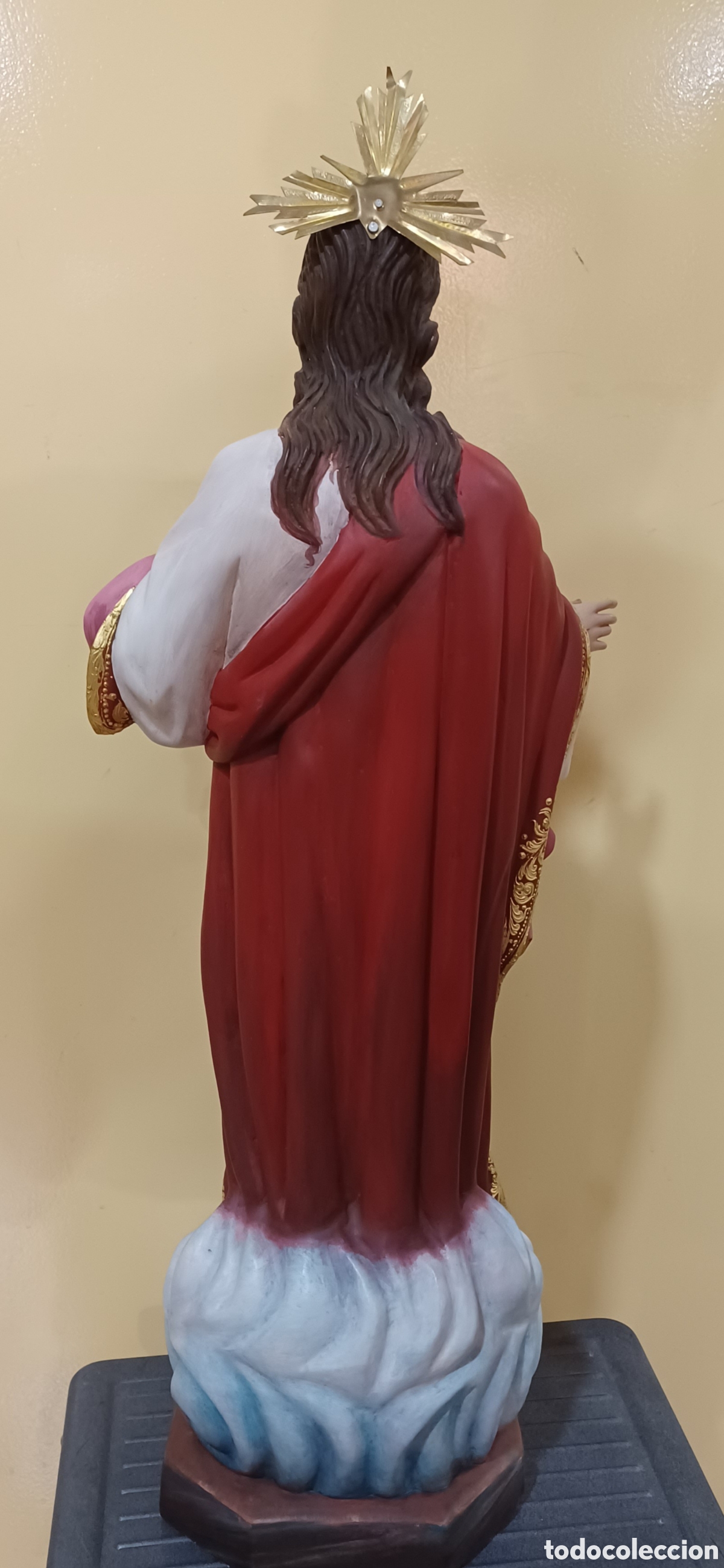 Arte: CORAZON DE JESUS MADERA 60CM - Foto 5