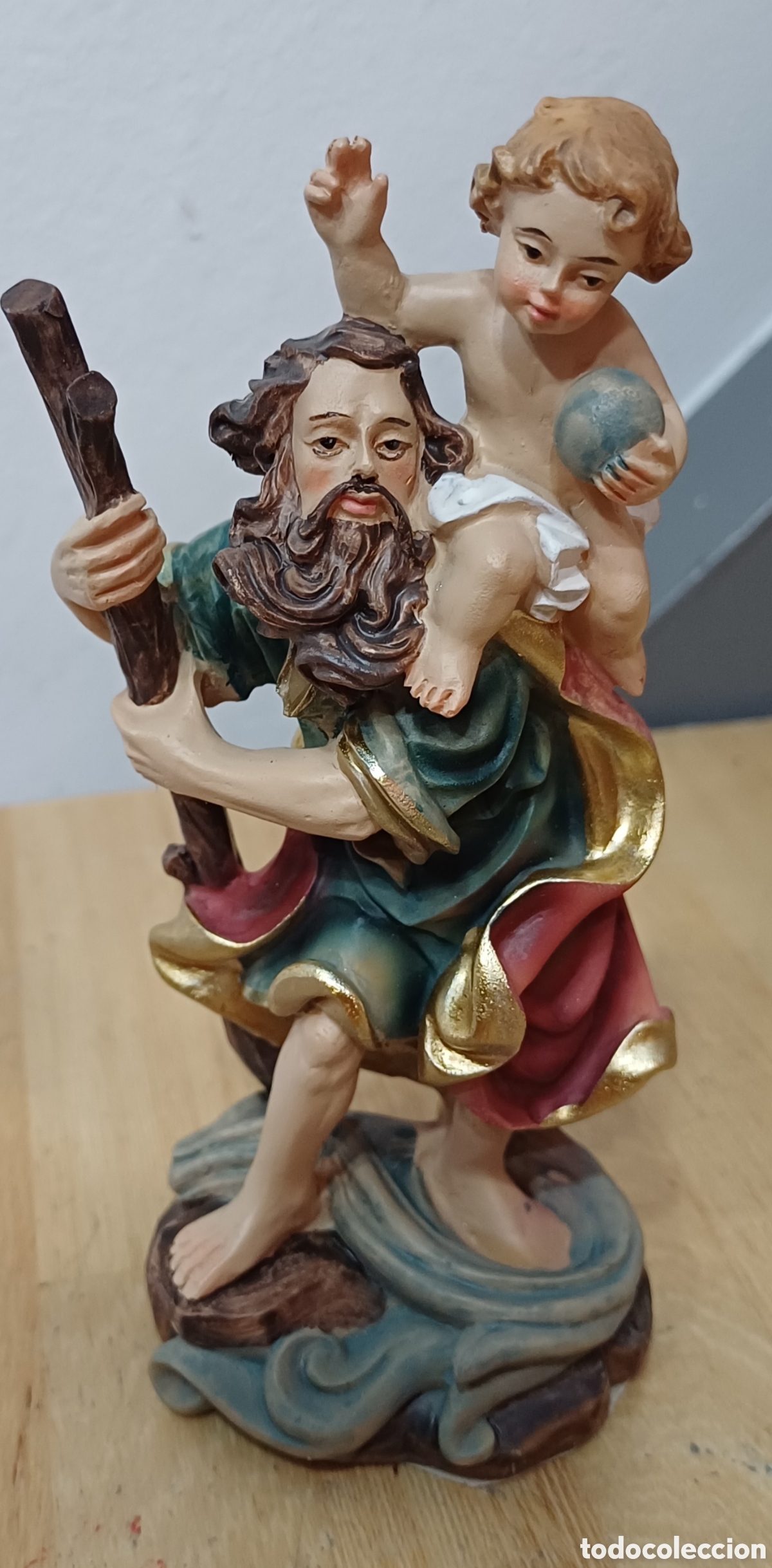 Arte: SAN CRISTOBAL 15 CM NUEVO - Foto 1
