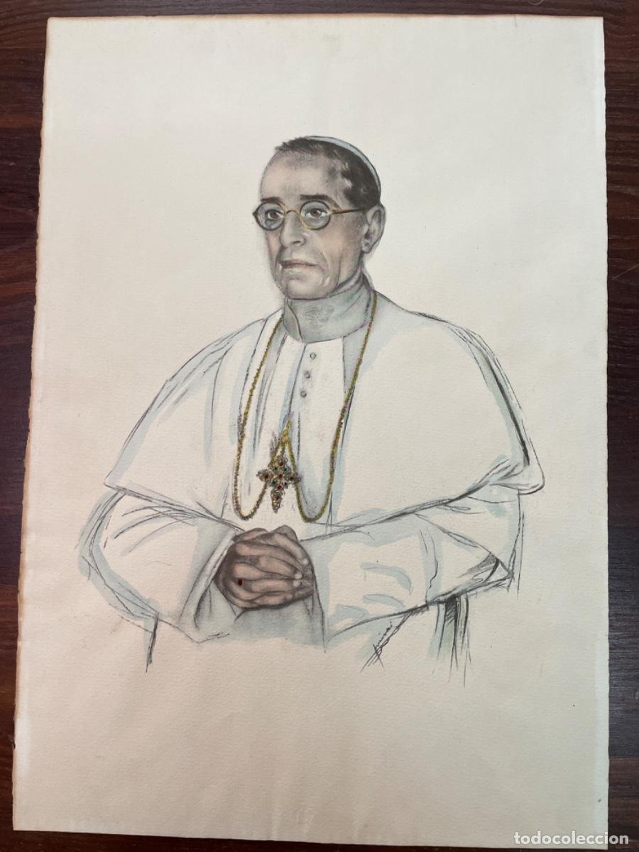 Arte: An&oacute;nimo - El Papa Pio XII - Foto 1