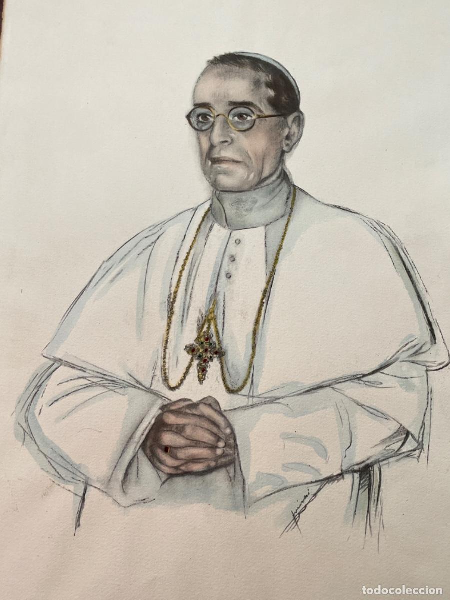 Arte: An&oacute;nimo - El Papa Pio XII - Foto 2