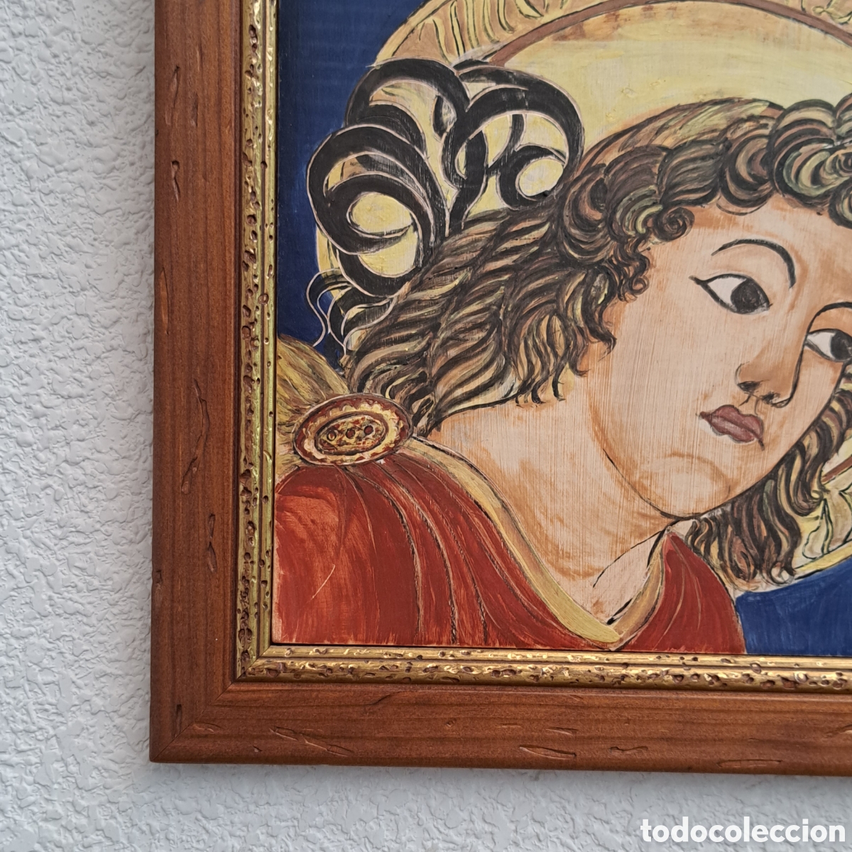 Arte: CUADRO PINTADO A MANO SOBRE AZULEJO. REF S3 CH - Foto 3