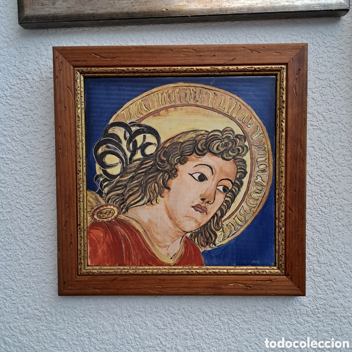 Arte: CUADRO PINTADO A MANO SOBRE AZULEJO. REF S3 CH - Foto 5