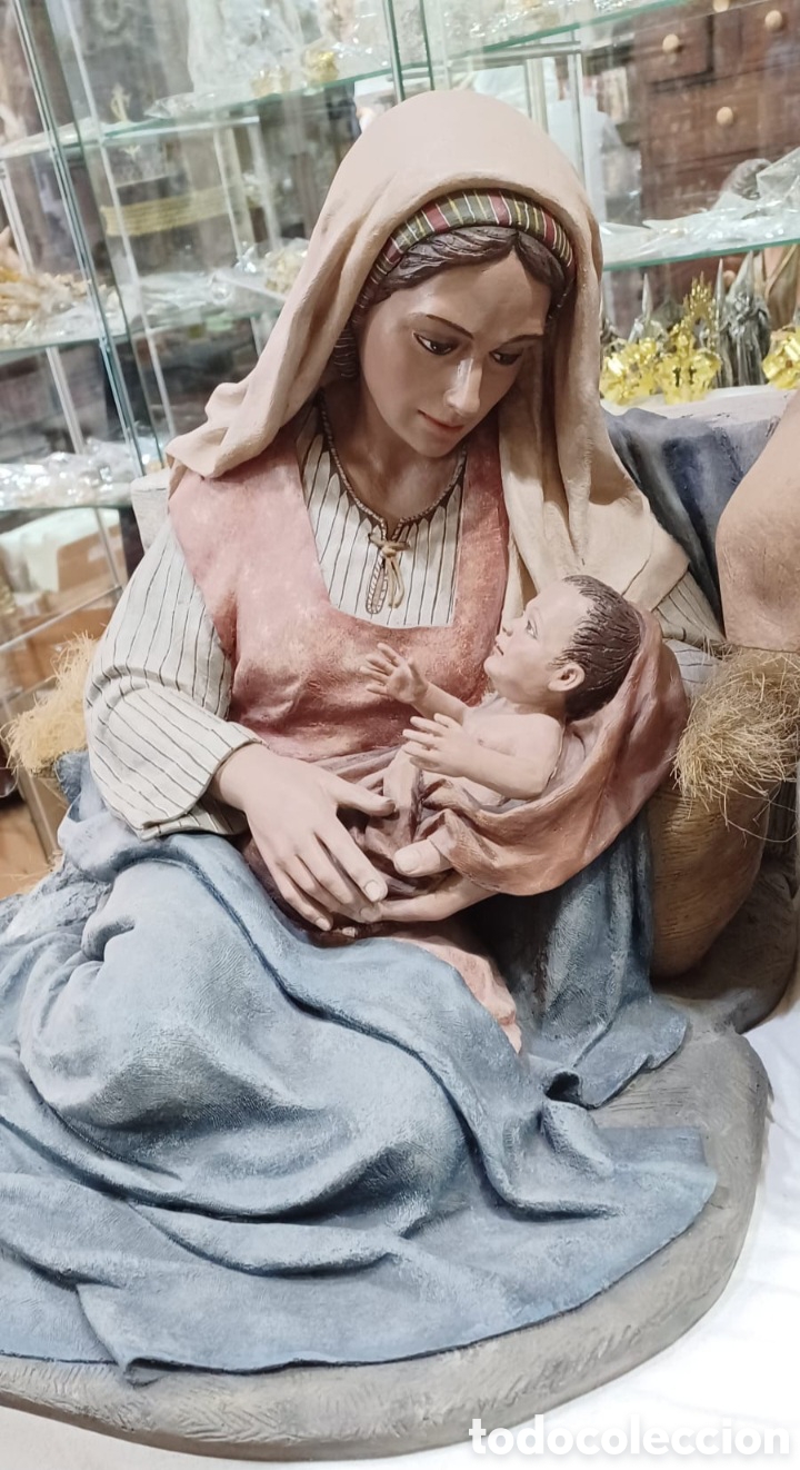 Arte: NACIMIENTO 80CM JOSE LUIS MAYO - Foto 3