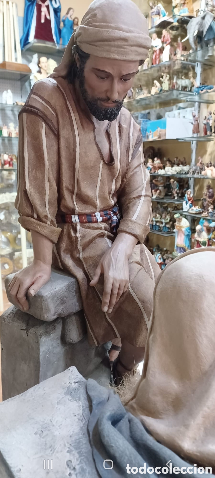 Arte: NACIMIENTO 80CM JOSE LUIS MAYO - Foto 4