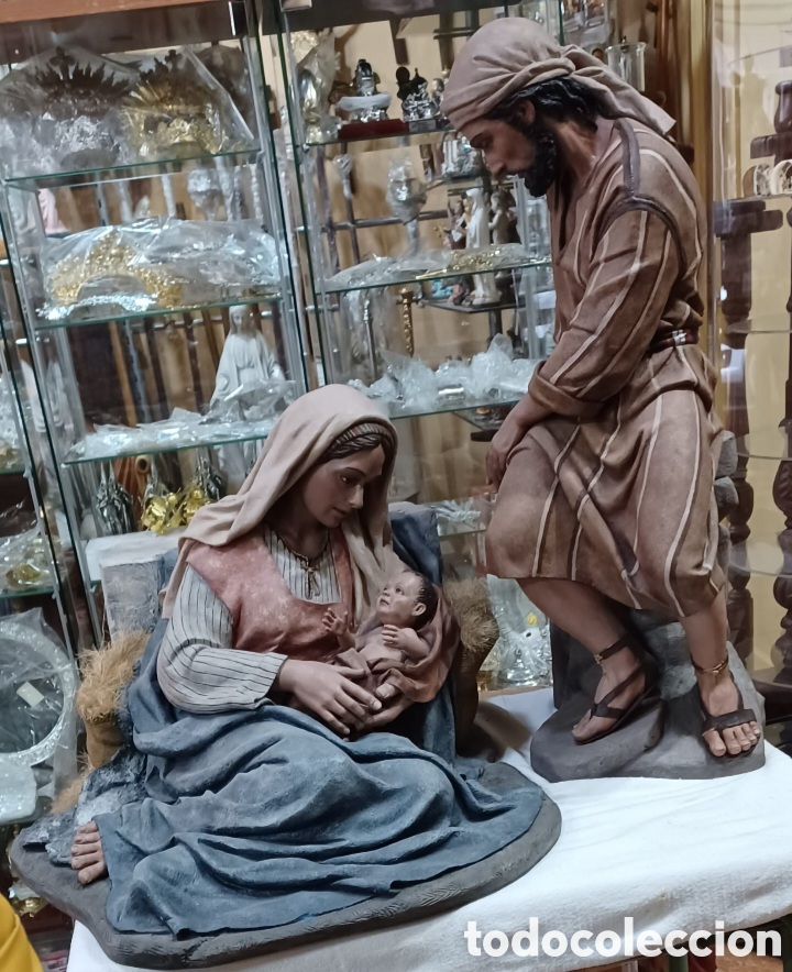 Arte: NACIMIENTO 80CM JOSE LUIS MAYO - Foto 1