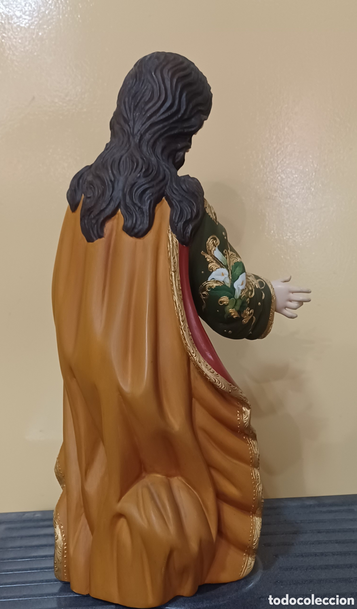 Arte: NACIMIENTO 40CM COLONIAL MADERA - Foto 6