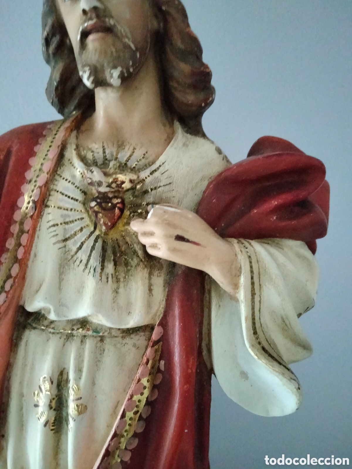 Arte: Estatua de Sagrado coraz&oacute;n - Foto 4
