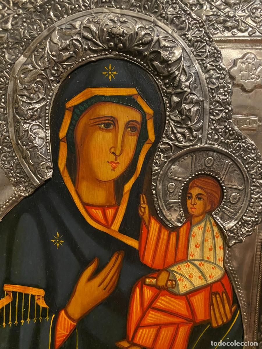 Arte: icono la virgen con el ni&ntilde;o - Foto 2