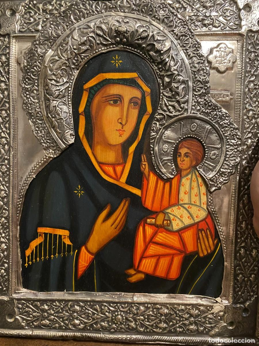 Arte: icono la virgen con el ni&ntilde;o - Foto 3
