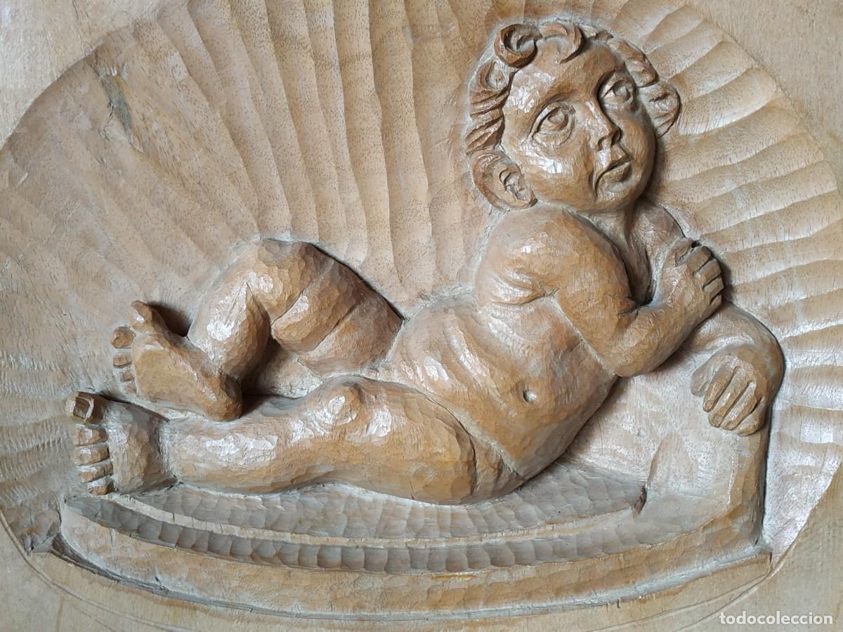 Arte: Talla de madera ni&ntilde;o Jes&uacute;s - Foto 2