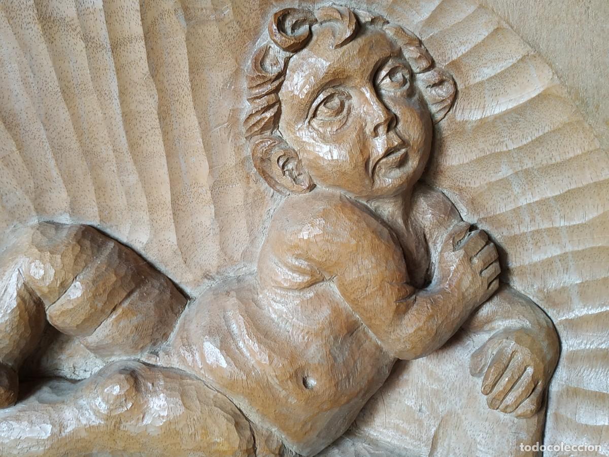 Arte: Talla de madera ni&ntilde;o Jes&uacute;s - Foto 3