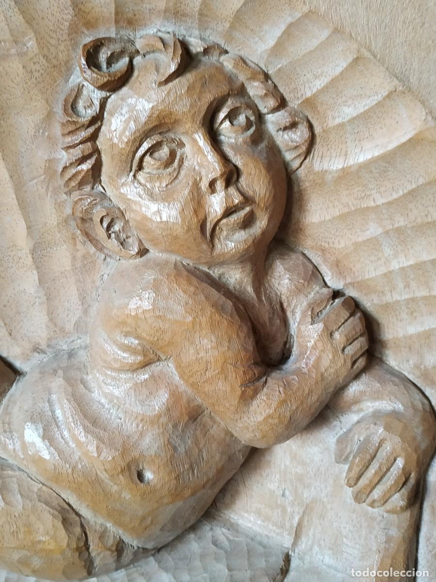Arte: Talla de madera ni&ntilde;o Jes&uacute;s - Foto 8