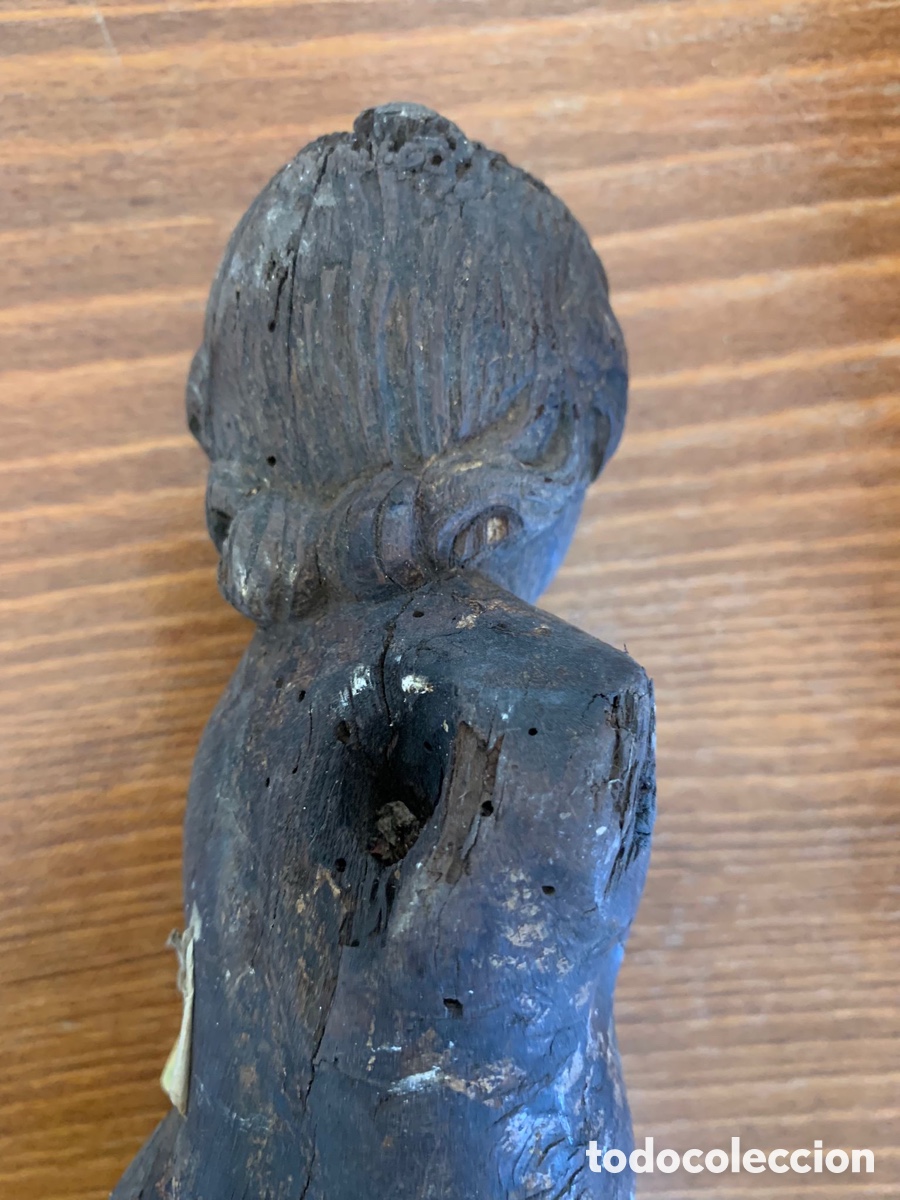 Arte: Talla ni&ntilde;o Jes&uacute;s en madera - Foto 3