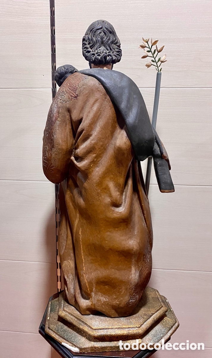 Arte: San Jos&eacute;, talla madera - Foto 8