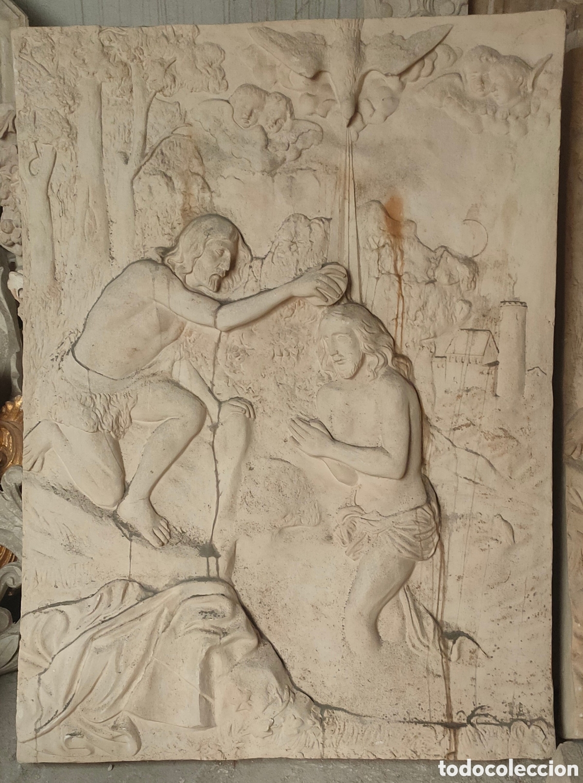 Arte: Bajorrelieve de El Bautismo de Jes&uacute;s - Foto 1