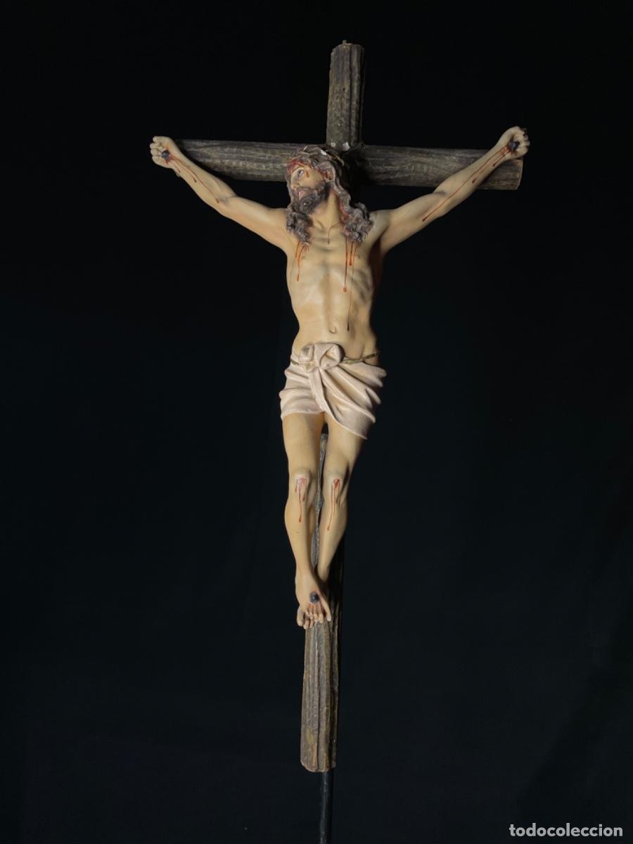 Arte: Cristo Crucificado - Madera y Pasta de Madera - Foto 1