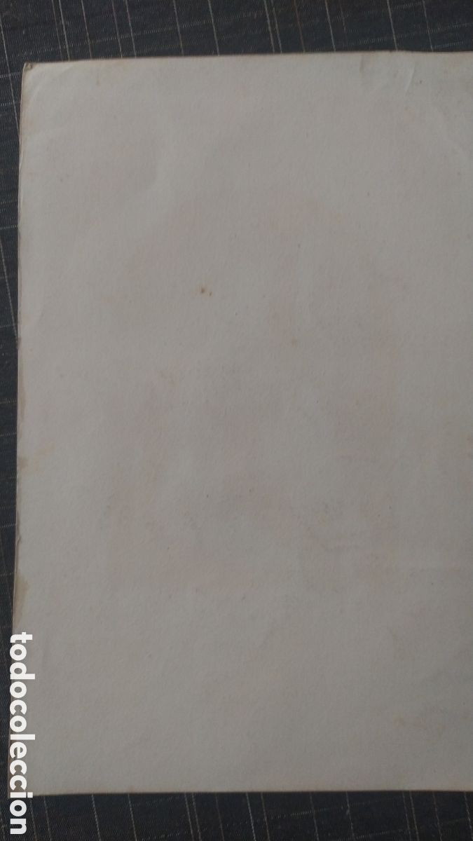 Arte: ANTIGUO GRABADO EN PLANCHA DE LA COMUNI&Oacute;N - Foto 3