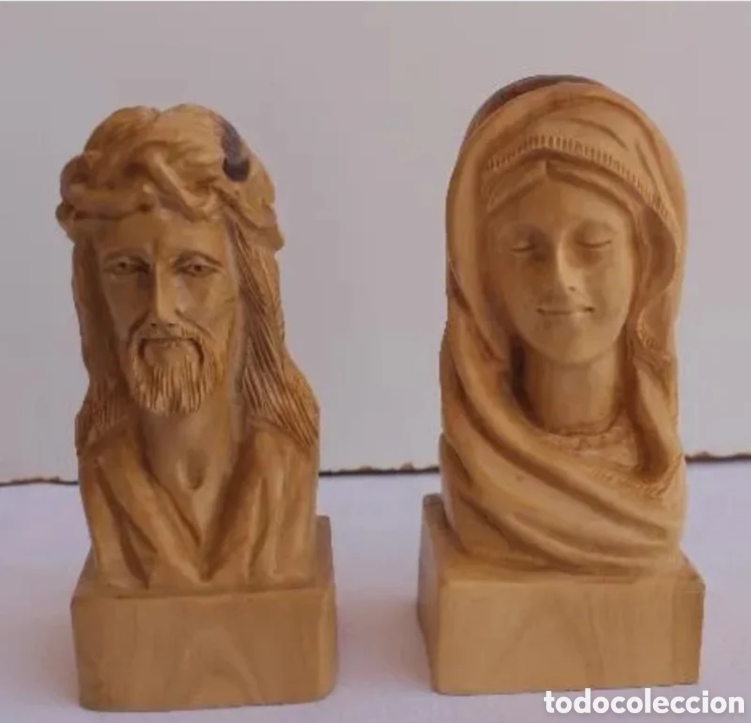 Arte: Esculturas Jes&uacute;s y Virgen - Foto 1