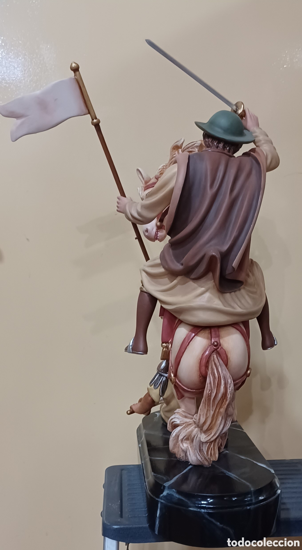 Arte: SANTIAGO A CABALLO MADERA 50CM - Foto 7