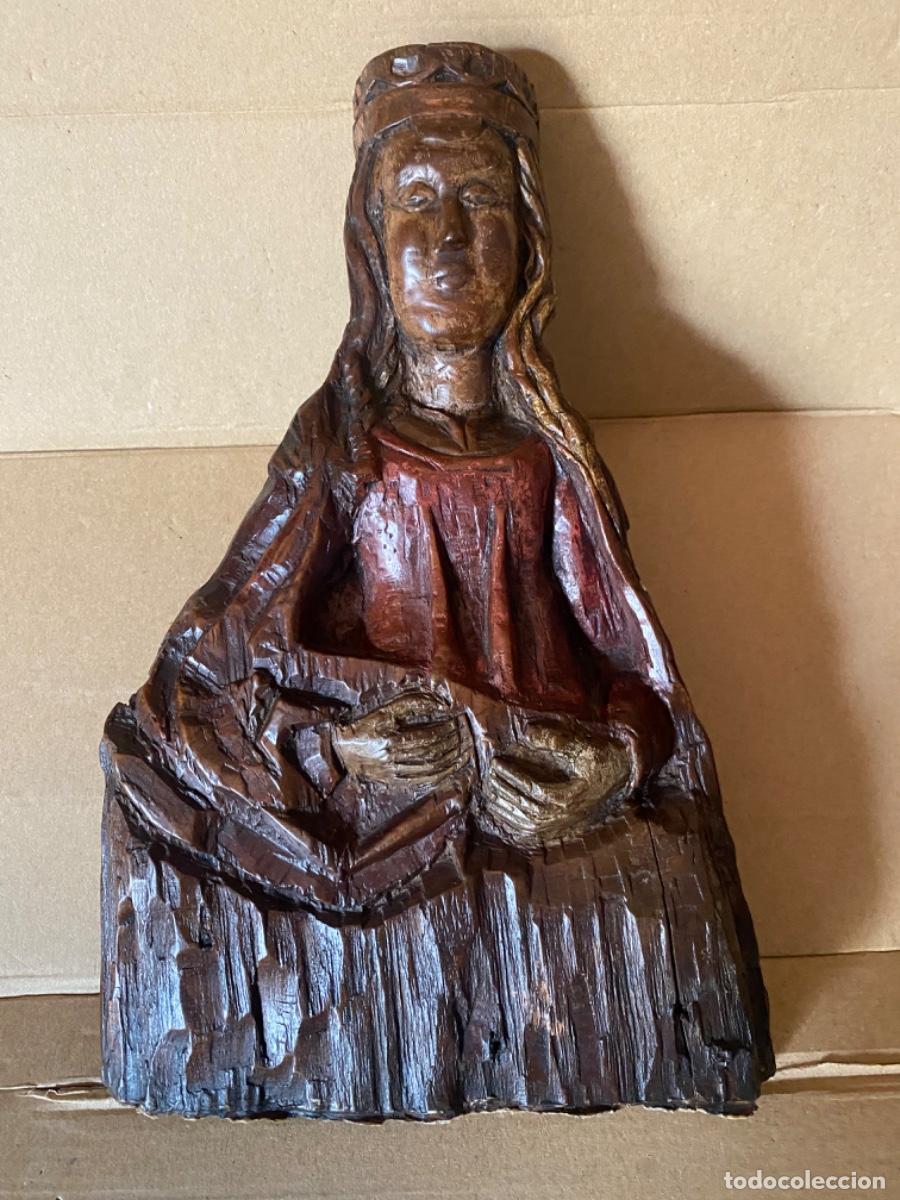 Arte: VIRGEN ANTIGUA EN MADERA - Foto 1