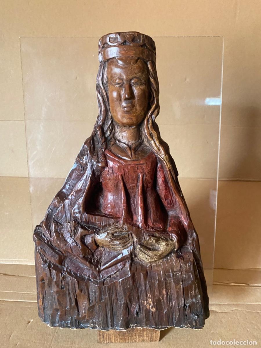 Arte: VIRGEN ANTIGUA EN MADERA - Foto 3