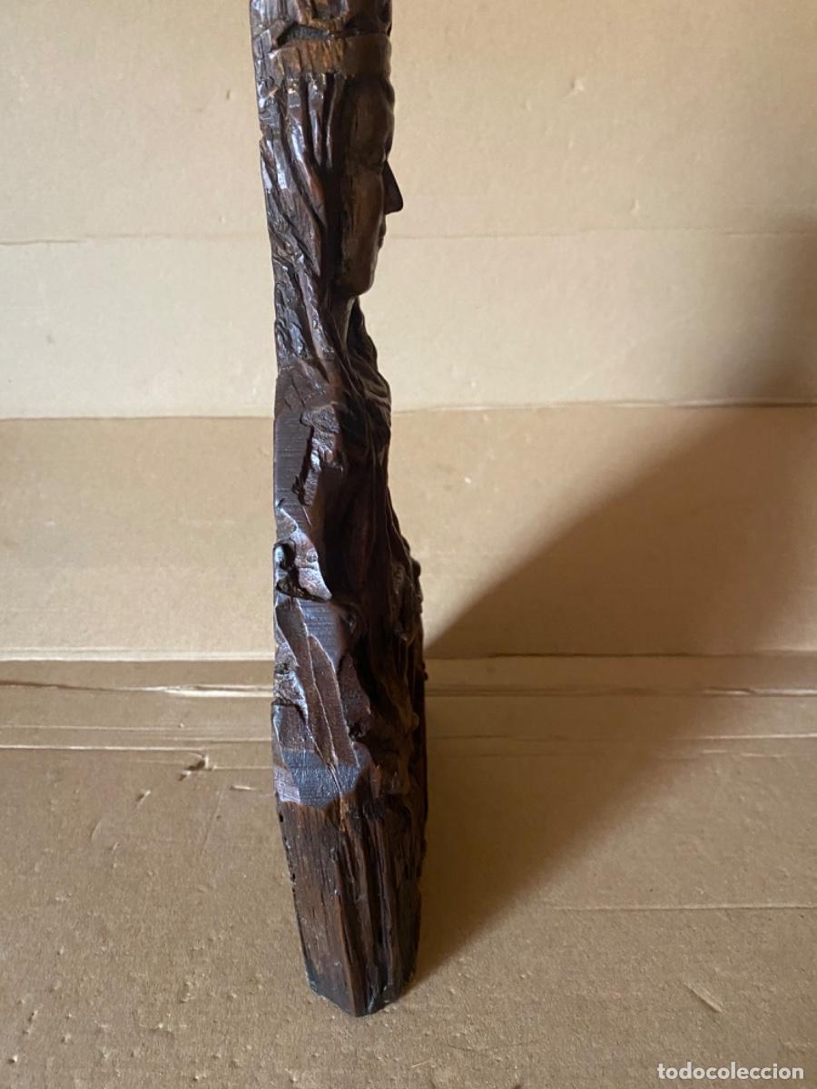 Arte: VIRGEN ANTIGUA EN MADERA - Foto 4