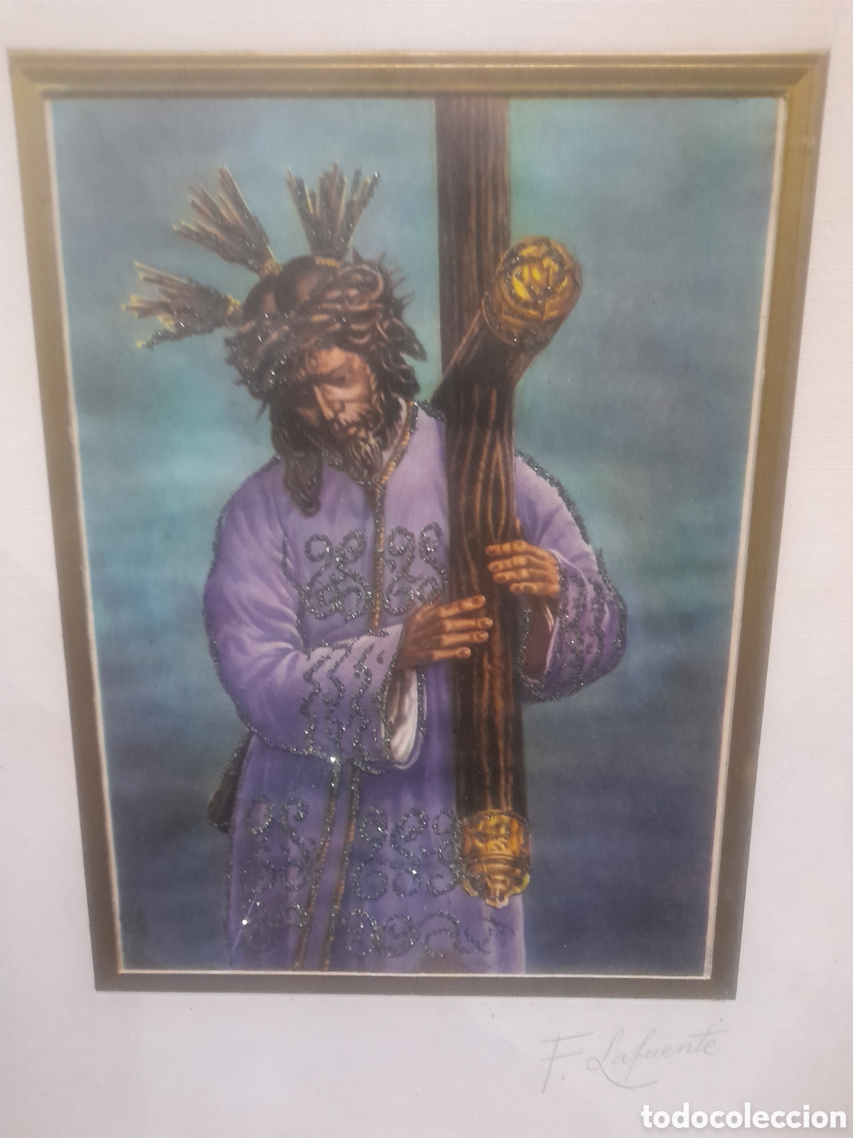 Arte: Antiguo cuadro de Nuestro Padre Jes&uacute;s del Gran Poder - Foto 2
