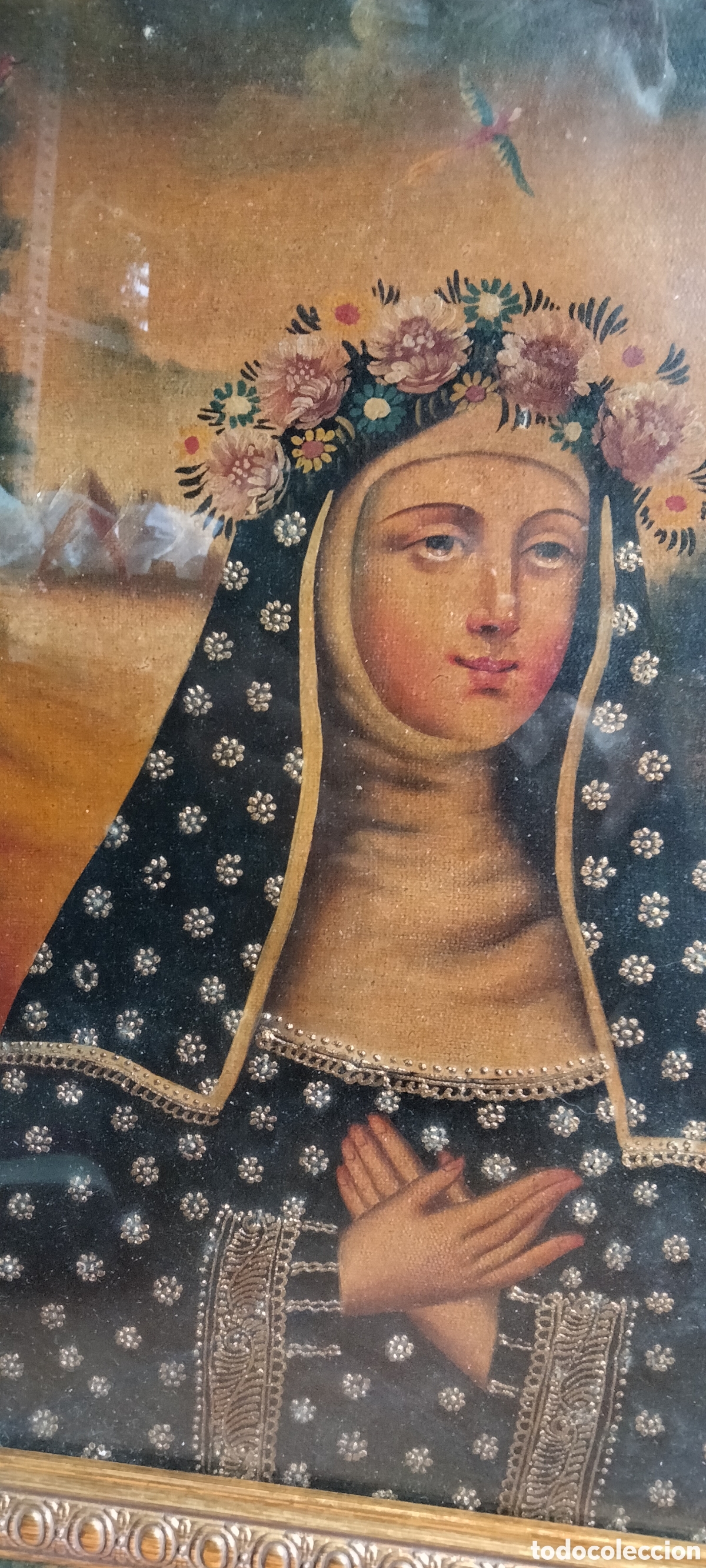 Arte: CUADRO CON PINTURA CUSQUE&Ntilde;A - Foto 4