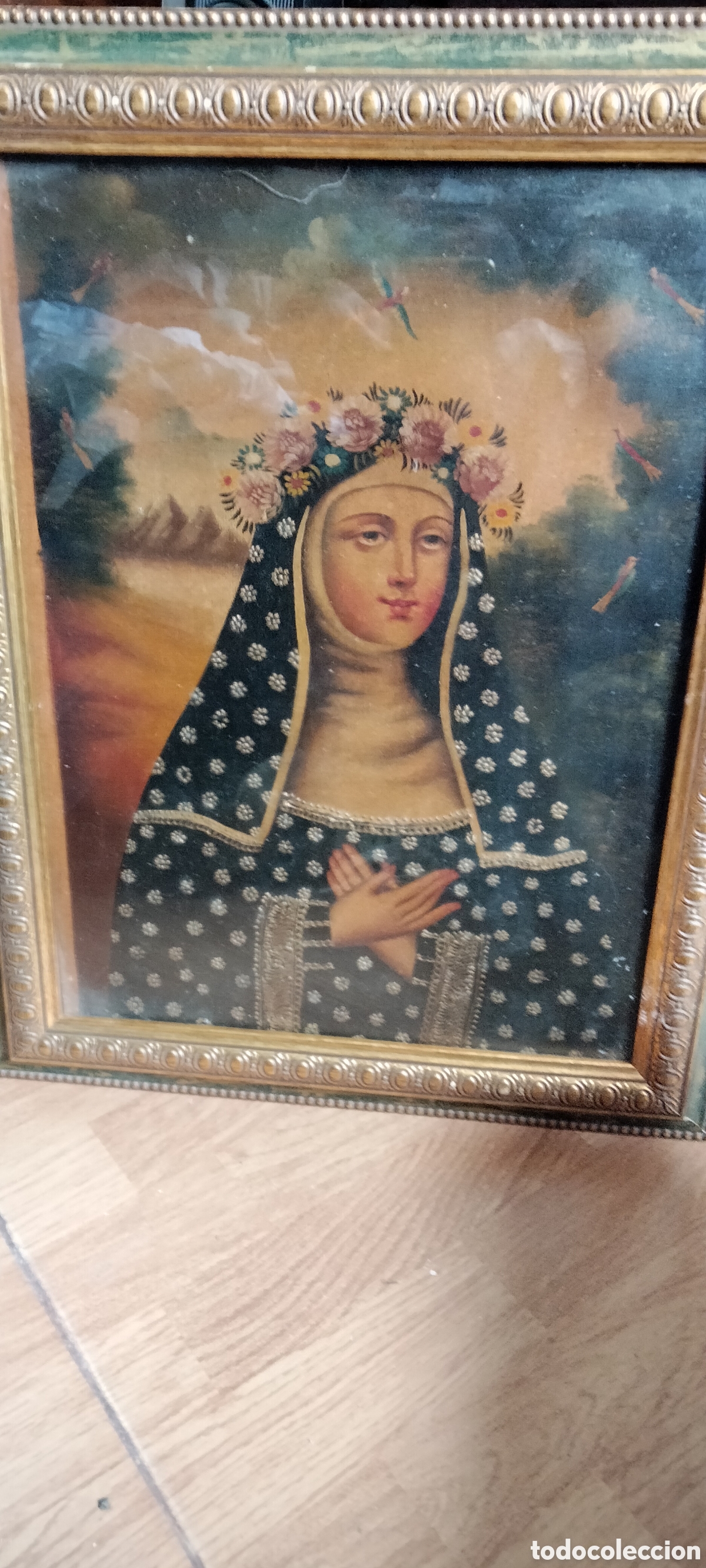 Arte: CUADRO CON PINTURA CUSQUE&Ntilde;A - Foto 2