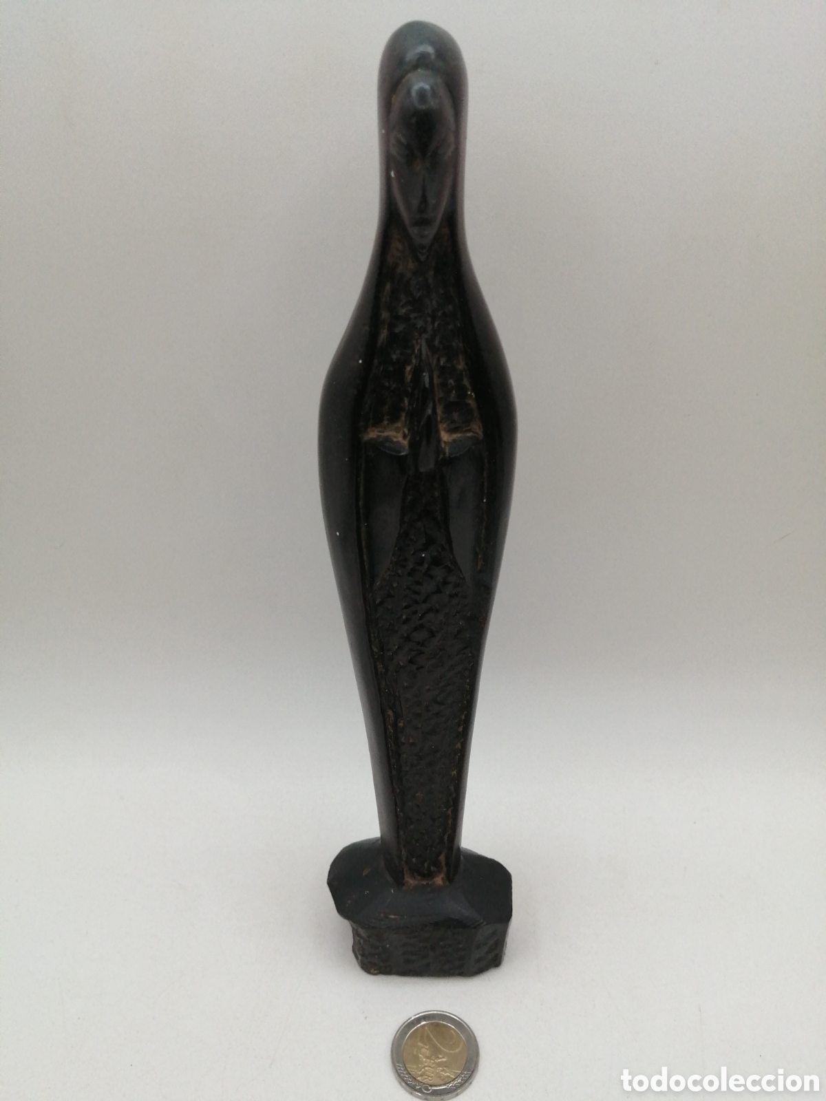 Arte: Escultura &eacute;bano. Virgen - Foto 4