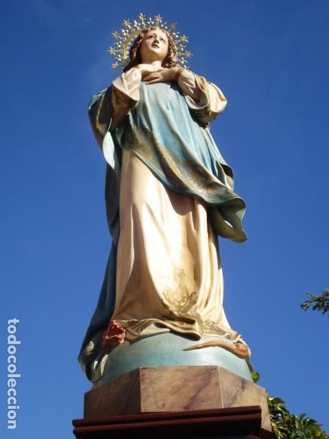 Arte: INMACULADA CONCEPCI&Oacute;N PASTA DE MADERA - Foto 3