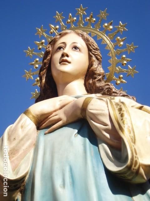 Arte: INMACULADA CONCEPCI&Oacute;N PASTA DE MADERA - Foto 4