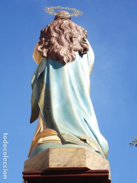 Arte: INMACULADA CONCEPCI&Oacute;N PASTA DE MADERA - Foto 9