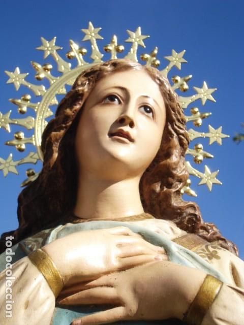 Arte: INMACULADA CONCEPCI&Oacute;N PASTA DE MADERA