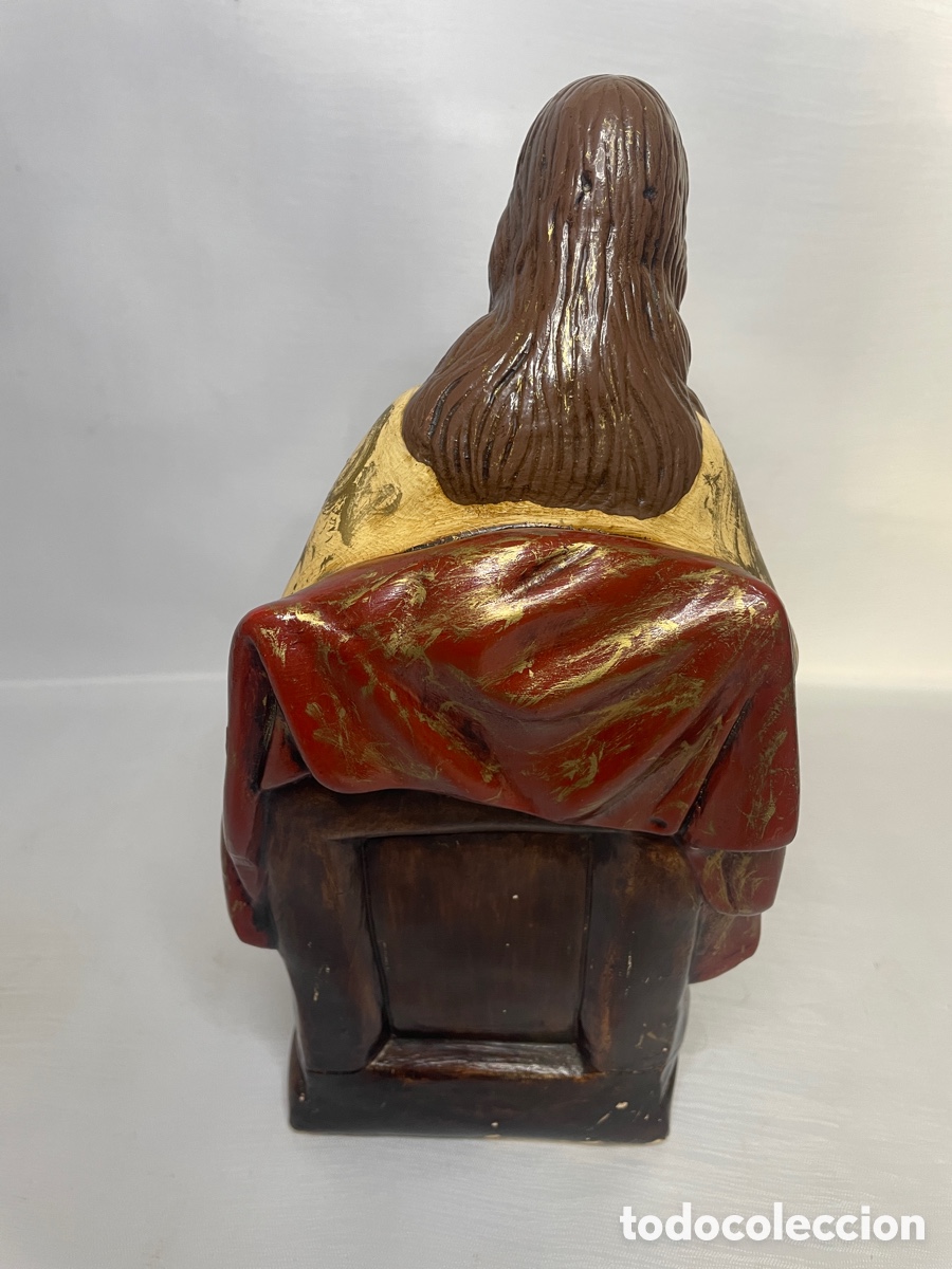 Arte: ESCULTURA SAGRADO CORAZ&Oacute;N - Foto 7