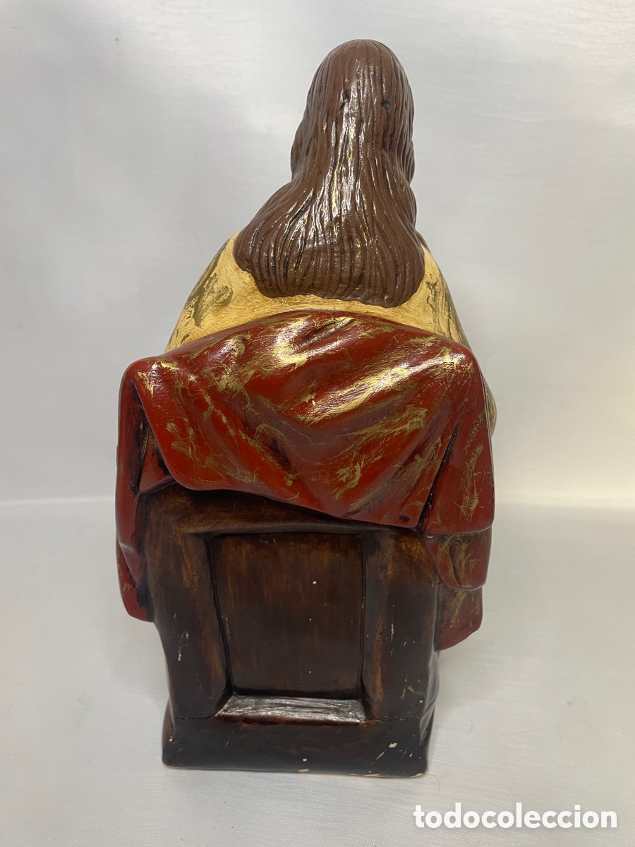 Arte: ESCULTURA SAGRADO CORAZ&Oacute;N - Foto 11