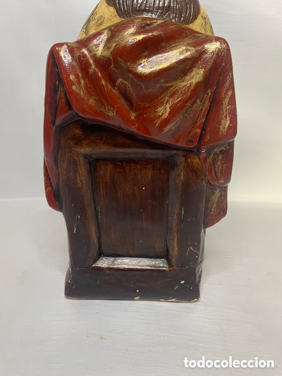 Arte: ESCULTURA SAGRADO CORAZ&Oacute;N - Foto 12