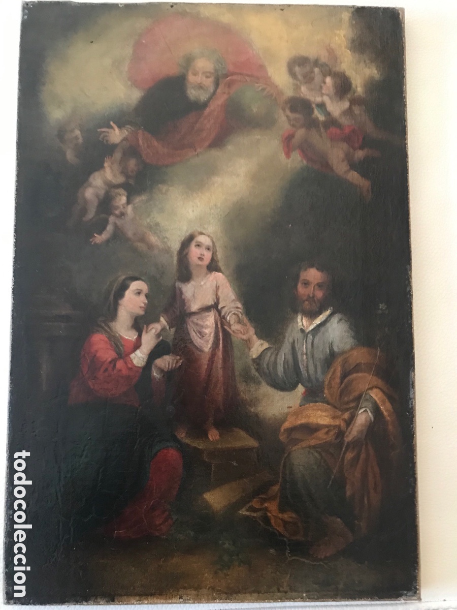 Arte: Antiguo &oacute;leo sobre lienzo - Foto 7