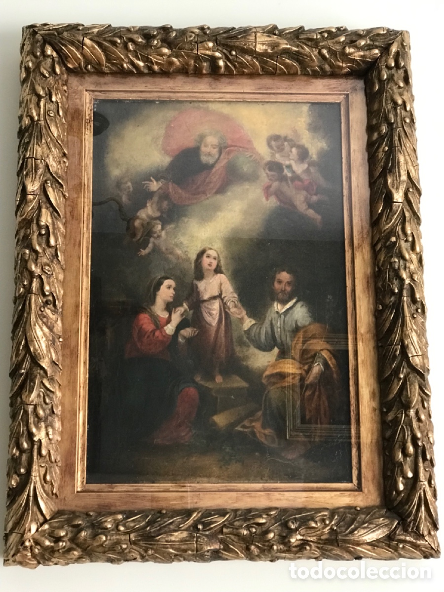 Arte: Antiguo &oacute;leo sobre lienzo - Foto 5