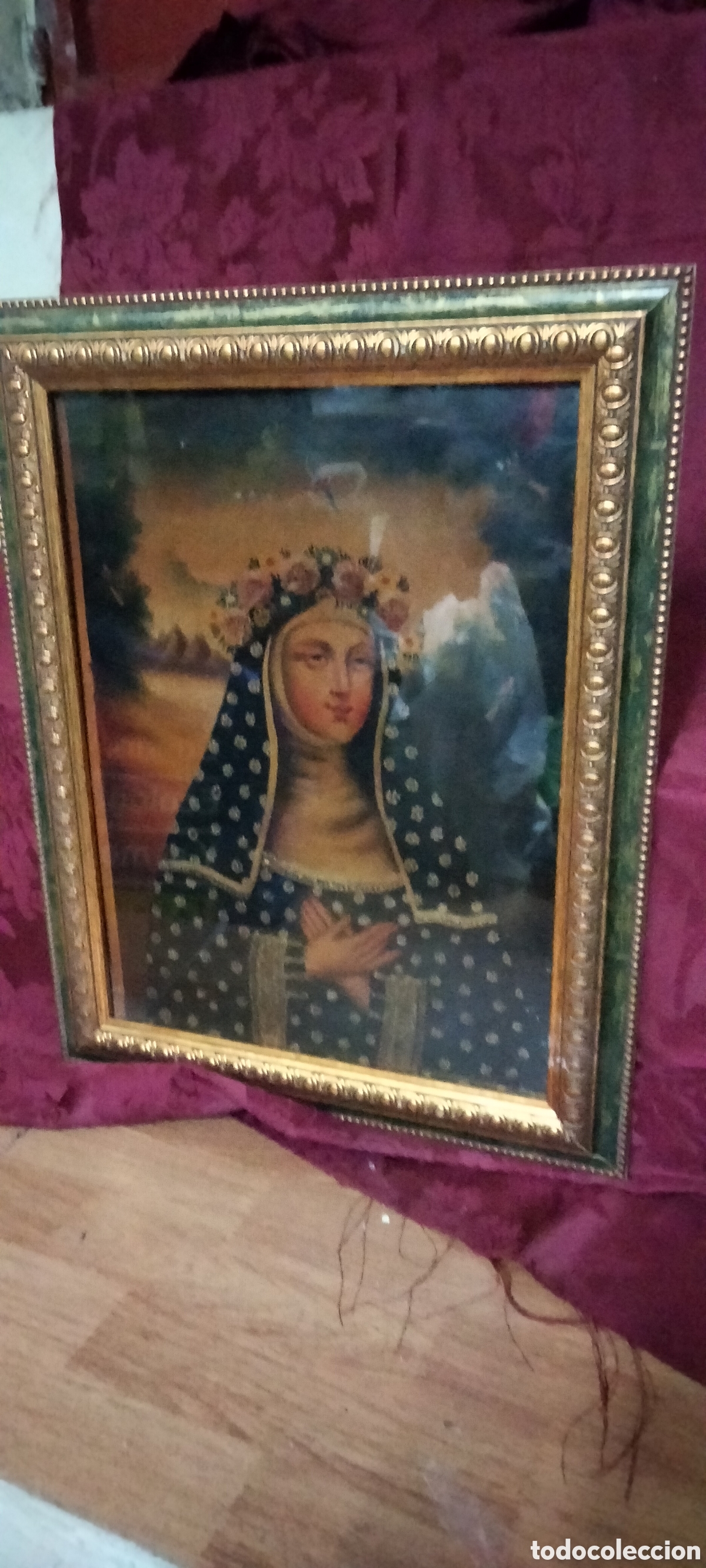 Arte: CUADRO CON PINTURA CUSQUE&Ntilde;A - Foto 1